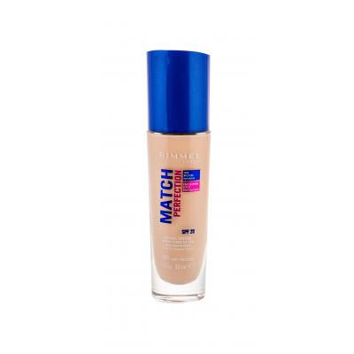 Rimmel London Match Perfection SPF20 Make-up pro ženy 30 ml Odstín 001 Fair Porcelain