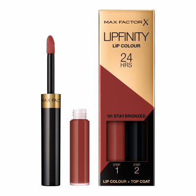 Max Factor Lipfinity 24HRS Lip Colour Rtěnka pro ženy 4,2 g Odstín 191 Stay Bronzed