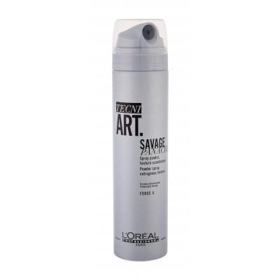L&#039;Oréal Professionnel Tecni.Art Savage Panache Powder Spray Pro objem vlasů pro ženy 250 ml