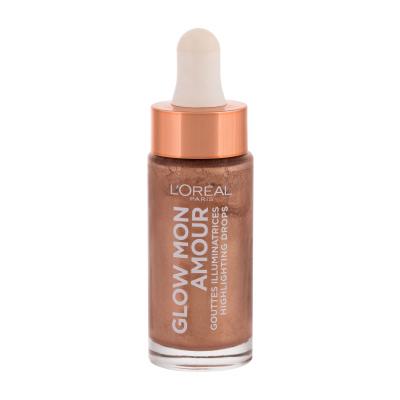 L'Oréal Paris Wake Up & Glow Glow Mon Amour Rozjasňovač pro ženy 15 ml Odstín 02 Loving Peach