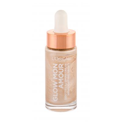 L'Oréal Paris Wake Up & Glow Glow Mon Amour Rozjasňovač pro ženy 15 ml Odstín 01 Sparkling Love
