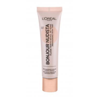 L'Oréal Paris Wake Up & Glow Bonjour Nudista BB krém pro ženy 30 ml Odstín Light