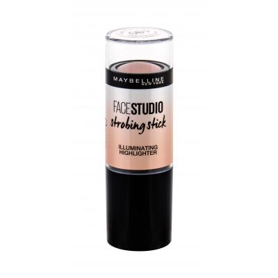 Maybelline FaceStudio Strobing Stick Rozjasňovač pro ženy 9 g Odstín 100 Light-Iridescent