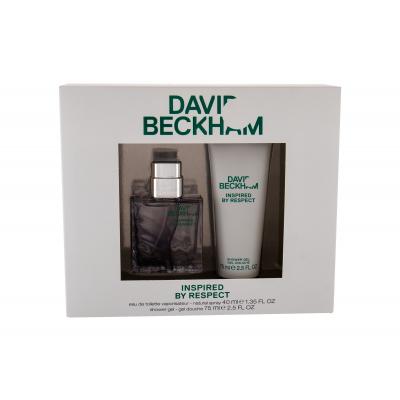 David Beckham Inspired by Respect Dárková kazeta toaletní voda 40 ml + sprchový gel 75 ml