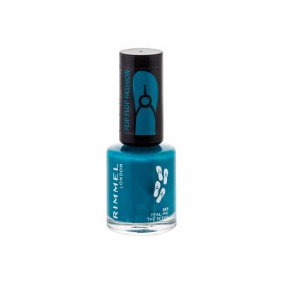 Rimmel London 60 Seconds Flip Flop Lak na nehty pro ženy 8 ml Odstín 885 Teal-ing The Scene