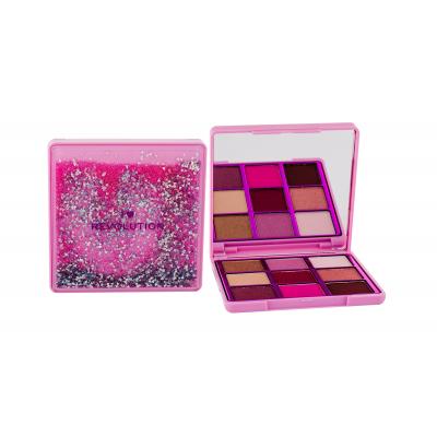 Makeup Revolution London I Heart Revolution Glitter Eyeshadow Oční stín pro ženy 13,5 g Odstín One True Love
