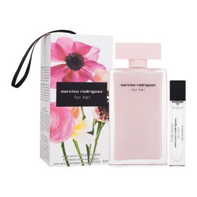 Narciso Rodriguez For Her Dárková kazeta parfémovaná voda 100 ml + parfémovaná voda Pure Musc 10 ml