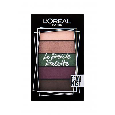 L'Oréal Paris La Petite Palette Oční stín pro ženy 4 g Odstín Feminist