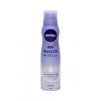 Nivea Body Mousse Shea Butter 48h Tělové mléko pro ženy 200 ml