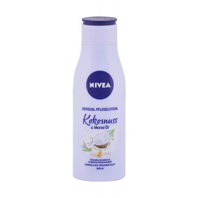 Nivea Coconut & Monoi Oil Tělové mléko pro ženy 200 ml