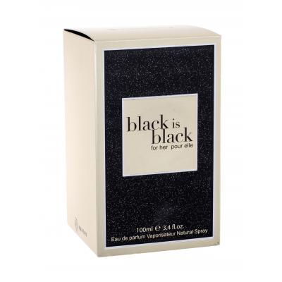 Nuparfums Black is Black Parfémovaná voda pro ženy 100 ml poškozená krabička