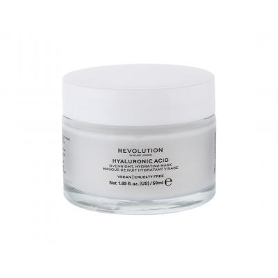 Revolution Skincare Hyaluronic Acid Overnight Hydrating Mask Pleťová maska pro ženy 50 ml