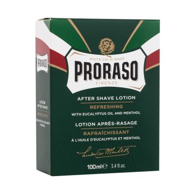 PRORASO Green After Shave Lotion Voda po holení pro muže 100 ml
