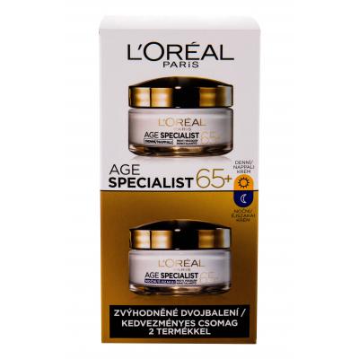 L'Oréal Paris Age Specialist 65+ Dárková kazeta denní pleťová péče 50 ml + noční pleťová péče 50 ml