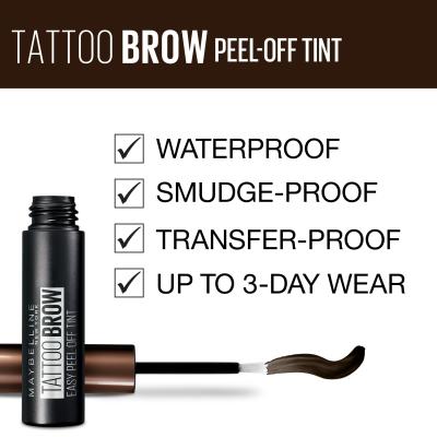 Maybelline Tattoo Brow Barva na obočí pro ženy 4,6 g Odstín Dark Brown