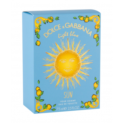 Dolce&amp;Gabbana Light Blue Sun Pour Homme Toaletní voda pro muže 75 ml