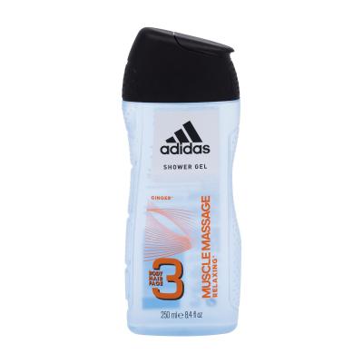 Adidas 3in1 Muscle Massage Sprchový gel pro muže 250 ml