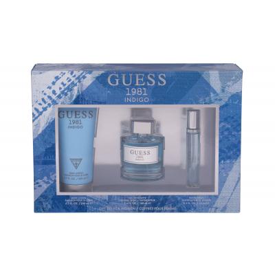 GUESS Guess 1981 Indigo For Women Dárková kazeta toaletní voda 100 ml + tělové mléko 200 ml + toaletní voda 15 ml