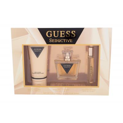 GUESS Seductive Dárková kazeta toaletní voda 75 ml + tělové mléko 200 ml + toaletní voda 15 ml