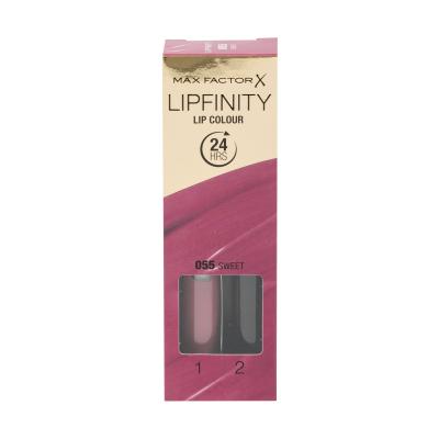 Max Factor Lipfinity 24HRS Lip Colour Rtěnka pro ženy 4,2 g Odstín 055 Sweet