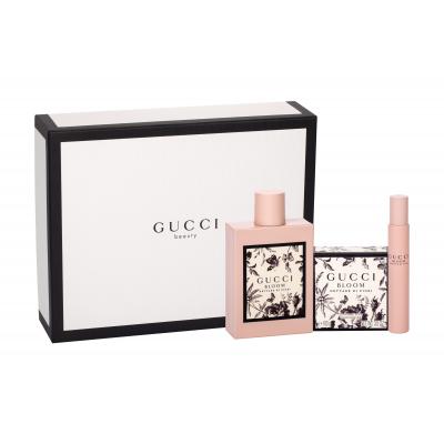 Gucci Bloom Nettare di Fiori Dárková kazeta parfémovaná voda 100 ml + parfémovaná voda 7,4 ml + mýdlo 100 g