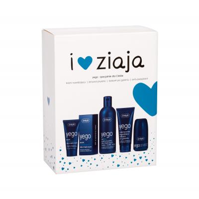 Ziaja Men (Yego) Dárková kazeta sprchový gel 3v1 300 ml + hydratační krém SPF6 50 ml + balzám po holení 75 ml + antiperspirant 60 ml