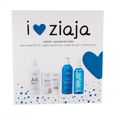 Ziaja GdanSkin Dárková kazeta denní pleťová péče SPF15 50 ml + tělový balzám 300 ml + glycerínové mýdlo 300 ml + hydratační mlha 200 ml