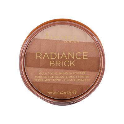 Rimmel London Radiance Brick Bronzer pro ženy 12 g Odstín 001 Light