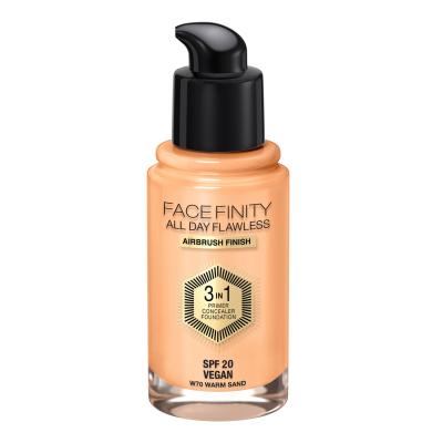 Max Factor Facefinity All Day Flawless SPF20 Make-up pro ženy 30 ml Odstín W70 Warm Sand