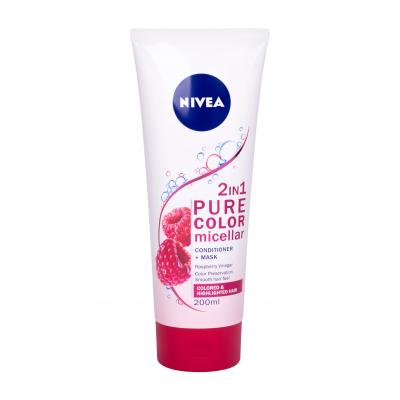 Nivea Pure Color Micellar Conditioner + Mask 2 IN 1 Kondicionér pro ženy 200 ml