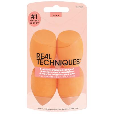 Real Techniques Miracle Complexion Sponge Aplikátor pro ženy 4 ks