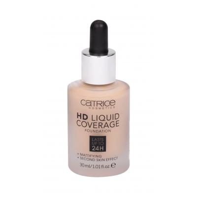 Catrice HD Liquid Coverage 24H Make-up pro ženy 30 ml Odstín 020 Rose Beige