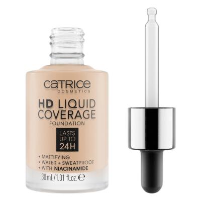 Catrice HD Liquid Coverage 24H Make-up pro ženy 30 ml Odstín 010 Light Beige