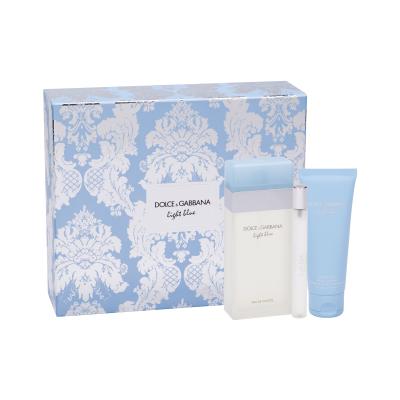 Dolce&Gabbana Light Blue Dárková kazeta toaletní voda 100 ml + tělový krém 75 ml + toaletní voda 10 ml
