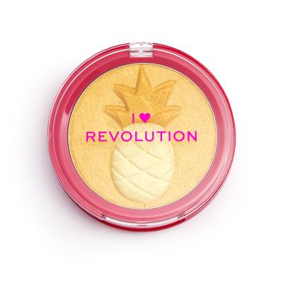 Makeup Revolution London I Heart Revolution Fruity Highlighter Rozjasňovač pro ženy 9,15 g Odstín Pineapple