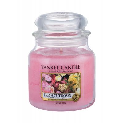 Yankee Candle Fresh Cut Roses Vonná svíčka 411 g