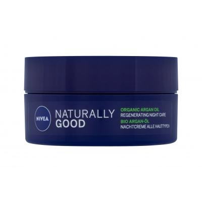 Nivea Naturally Good Argan Oil Noční pleťový krém pro ženy 50 ml