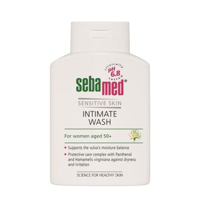 SebaMed Sensitive Skin Intimate Wash Age 50+ Intimní hygiena pro ženy 200 ml