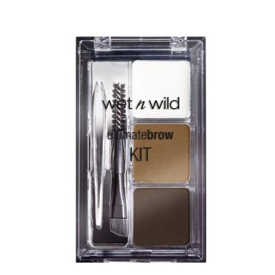 Wet n Wild Ultimate Brow™ Set a paletka na obočí pro ženy 2,5 g Odstín Ash Brown