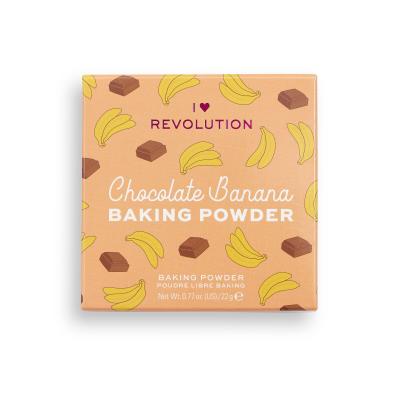 I Heart Revolution Loose Baking Powder Pudr pro ženy 22 g Odstín Chocolate Banana