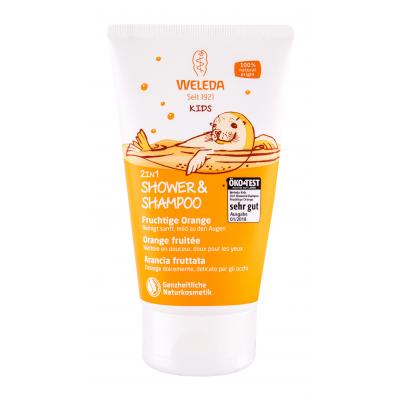 Weleda Kids Happy Orange 2in1 Sprchový krém pro děti 150 ml