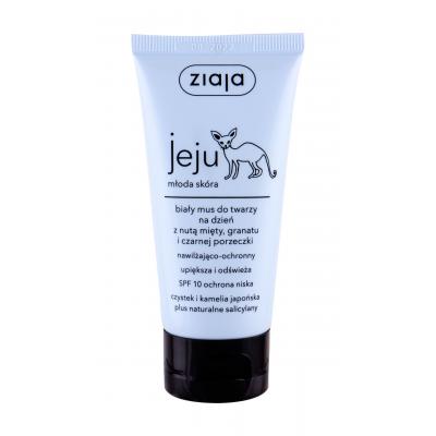 Ziaja Jeju White Face Mousse Moisturiser SPF10 Denní pleťový krém pro ženy 50 ml