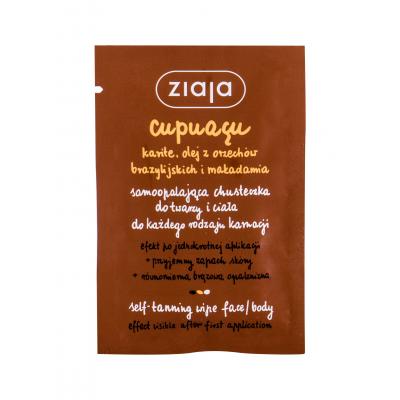 Ziaja Cupuacu Self-Tanning Wipe Face & Body Samoopalovací přípravek pro ženy 1 ks