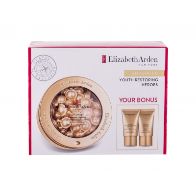 Elizabeth Arden Ceramide Daily Youth Restoring Dárková kazeta pleťové sérum 60 ks + denní pleťová péče 15 ml + noční pleťová péče 15 ml
