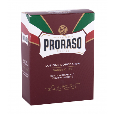 PRORASO Red After Shave Lotion Voda po holení pro muže 100 ml