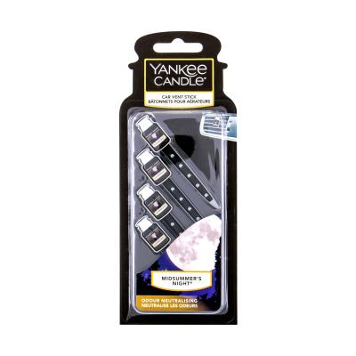 Yankee Candle Midsummer´s Night Vent Stick Vůně do auta 4 ks