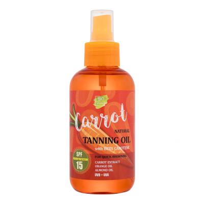 Vivaco Bio Carrot Tanning Oil SPF15 Opalovací přípravek na tělo 150 ml