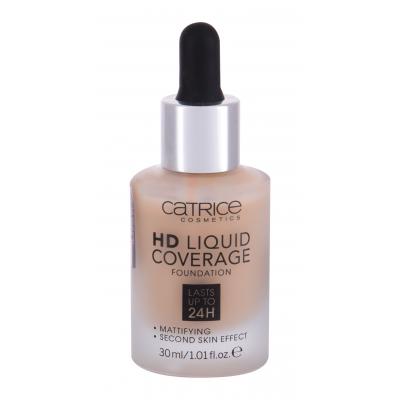 Catrice HD Liquid Coverage 24H Make-up pro ženy 30 ml Odstín 040 Warm Beige