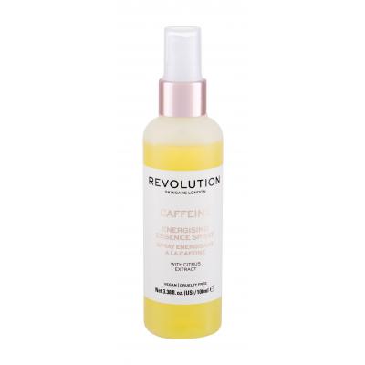 Revolution Skincare Caffeine Energising Essence Spray Pleťová voda a sprej pro ženy 100 ml
