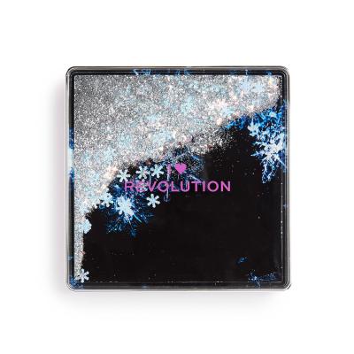 Makeup Revolution London I Heart Revolution Snow Globe Oční stín pro ženy 13,5 g Odstín Snowflake